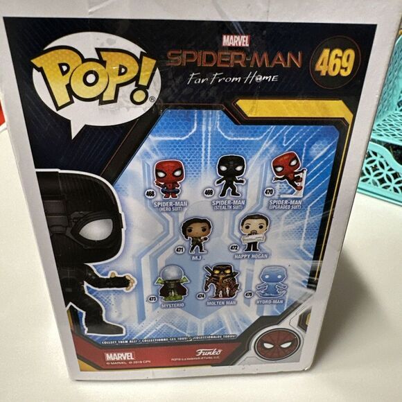 Funko Pop! Vinyl: Marvel - Spider-Man (Stealth Suit) #469 Figure with Box - Picture 2 of 2